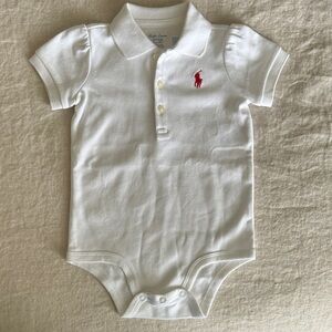 Ralph Lauren Baby Bodysuit in White